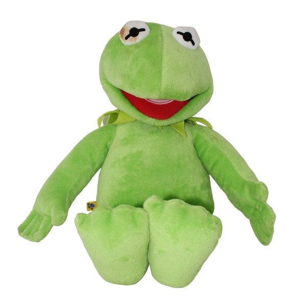 VTG Build-A-Bear Kermit The Frog Puppet 20” Plush Jim Henson Muppets Retired - Picture 7 of 7